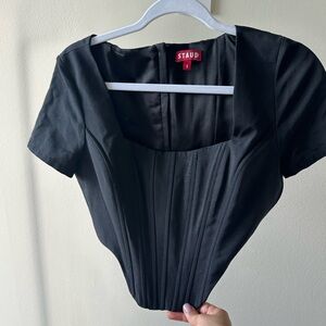 Staud Corset Top